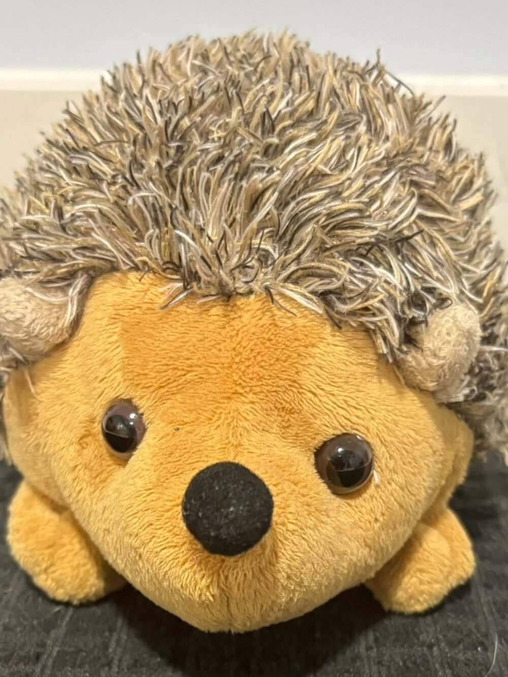 Wild Republic Hedgehog Plush Stuffed Animal Small Brown Tan Gray Pellets 2018